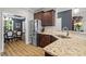 Spacious kitchen featuring stainless steel appliances and granite countertops at 810 Mulberry Rd, Spring Hope, NC 27882