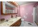 Bathroom featuring a double sink vanity at 926 Allister Rd, Durham, NC 27703