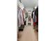 Well-organized walk-in closet with ample storage and shelving at 95 Torrington Ave, Franklinton, NC 27525