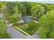 Inviting home boasts mature trees, lush landscaping, fenced yard, and corner lot at 1015 Castalia Dr, Cary, NC 27513