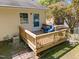 Inviting wooden deck, a perfect space for outdoor enjoyment at 105 E Murray Ave, Durham, NC 27704