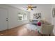Bright living room with hardwood floors, modern furnishings, and ample natural light at 105 E Murray Ave, Durham, NC 27704