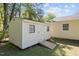 Convenient backyard shed providing extra storage space for your needs at 105 E Murray Ave, Durham, NC 27704