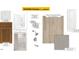 Package 4 with shower, flooring, cabinet and hardware features at 10553 Brookside Reserve St, Raleigh, NC 27614