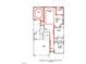 Detailed first-floor plan showcasing the layout and features, including the living areas at 1075 Fairhaven Dr # 51, Mebane, NC 27302