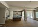 Open-concept kitchen and living area perfect for entertaining and Gathering gatherings with modern finishes at 1075 Fairhaven Dr # 51, Mebane, NC 27302