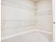 Walk-in closet offering ample storage space and shelving at 1075 Fairhaven Dr # 51, Mebane, NC 27302