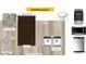 Kitchen design package with Santa Cecilia granite, stainless appliances, and hardware-free cabinets at 114 Malbec Dr, Chapel Hill, NC 27516