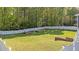 Expansive, well-maintained backyard with a privacy fence and mature trees at 133 Aleah Ct, Clayton, NC 27520