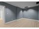 Finished basement area with neutral walls and flooring, offering versatility at 133 Aleah Ct, Clayton, NC 27520