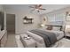 Inviting bedroom featuring a comfortable bed, ample natural light, and stylish furnishings at 133 Aleah Ct, Clayton, NC 27520