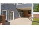 Spacious covered patio with brick accents, providing a great outdoor space at 133 Aleah Ct, Clayton, NC 27520