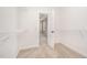 Spacious walk-in closet with carpet and wire shelving, great for storage at 152 Royal Ave, Selma, NC 27576