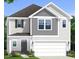 Charming two-story home featuring a two-car garage and beautifully landscaped front yard at 160 Steel Springs Ln # 45, Angier, NC 27501