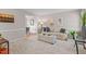 Cozy living room with neutral colors, carpet flooring, and stylish furniture at 1604 Cane Creek Dr, Garner, NC 27529