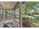 A cozy porch area with a view of a well-maintained front yard and neighborhood at 1623 Alicary Ct, Cary, NC 27511