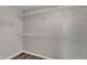 Walk-in closet with shelving at 2002 Patapsco Dr, Apex, NC 27523