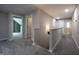 Hallway on second floor with bedrooms and bathrooms connected at 2012 Longmont Dr, Wake Forest, NC 27587