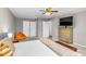 This bedroom offers a closet and doorway leading to other rooms in the home at 2700 Ross Rd, Durham, NC 27703