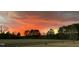 Trees and landscape at sunset with orange sky at 283 Raynor Rd, Spring Lake, NC 28390