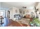 Bright living room with hardwood floors, fireplace, and neutral color palette at 3100 Benton Cir, Raleigh, NC 27615