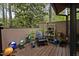 Relaxing outdoor patio with plants, perfect for enjoying peaceful moments in nature at 33 Stoneridge Cir, Durham, NC 27705