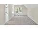 Bright bedroom with a closet and en-suite bathroom at 40 Farrells Creek Rd, Apex, NC 27523