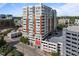 Attractive exterior of condo building with balconies and architectural details at 400 W North St # 1420, Raleigh, NC 27603