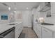 Bright kitchen with stainless steel appliances, a gas range, and white countertops with plenty of storage at 604 Craftsman Ridge Trail, Knightdale, NC 27545