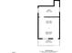 Detailed floor plan showcasing the layout of a single story small home with dimensions at 708 W Pope St, Dunn, NC 28334