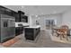 Modern kitchen with stainless steel appliances, sleek countertops, and a functional island at 8601 Red Canyon Way, Raleigh, NC 27616