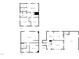 Detailed floor plan showcasing layout of each floor at 901 Forge Rd, Durham, NC 27713