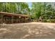 Community pavilion featuring picnic tables, a fireplace, a grill, and landscaping at 1012 Trail Stream Way, Knightdale, NC 27545