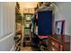 Organized walk-in closet with shelving and ample storage space for shoes and clothing at 110 Plott Hound Dr, Clayton, NC 27520