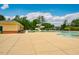 Large community pool with waterslides and ample deck space, ideal for relaxation and recreation at 110 Plott Hound Dr, Clayton, NC 27520