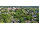 Scenic aerial view of a charming town, showcasing lush greenery and the community water tower at 116 W Front St, Oxford, NC 27565