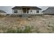 New home construction showing the front exterior and porch at 125 Tee Dr, Selma, NC 27576