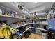 Well-organized pantry with ample shelving and storage for kitchen essentials at 1401 Freshwater Ct, Wake Forest, NC 27587