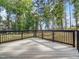 Back deck overlooking a wooded back yard at 188 E Antebellum Dr, Pittsboro, NC 27312