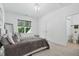 Cozy bedroom featuring a comfortable bed, soft lighting, and a window, providing a tranquil atmosphere at 188 E Antebellum Dr, Pittsboro, NC 27312