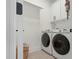 Laundry room featuring a modern washer and dryer at 188 E Antebellum Dr, Pittsboro, NC 27312