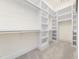 The walk-in closet is spacious, featuring ample shelving and hanging space for maximum organization at 188 E Antebellum Dr, Pittsboro, NC 27312