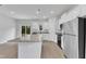 Kitchen featuring stainless steel appliances, granite countertops, and an island workspace at 201 Benton Dr, Oxford, NC 27565