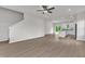 Spacious living room boasts hardwood floors, recessed lighting, and an open floor plan at 201 Benton Dr, Oxford, NC 27565