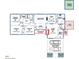 Floor plan for property featuring dimensions and layout of each room at 206 Rochelle Dr, Knightdale, NC 27545