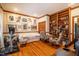 Versatile room with built-in bookshelves, a daybed, and ample wall space for displaying artwork at 213 Huntington Dr, Chapel Hill, NC 27514