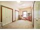 Extra room with neutral carpet, closet and easy attic access at 213 Huntington Dr, Chapel Hill, NC 27514