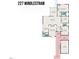 Floor plan of a home shows the layout of the rooms and dimensions at 227 Windlestraw, Pittsboro, NC 27312