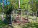 Enclosed garden in a wooded area, ready for planting at 2281 Lamont Norwood, Pittsboro, NC 27312