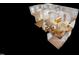 3D transparent architectural model showing layout of the house and its rooms at 2750 Laurelcherry St, Raleigh, NC 27612